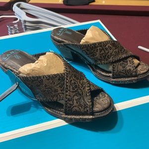 Lane boots, savannah sandal, size 7 new with box